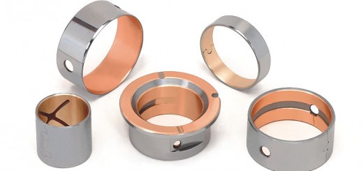 Metal inlaid solid self-lubricating bearing